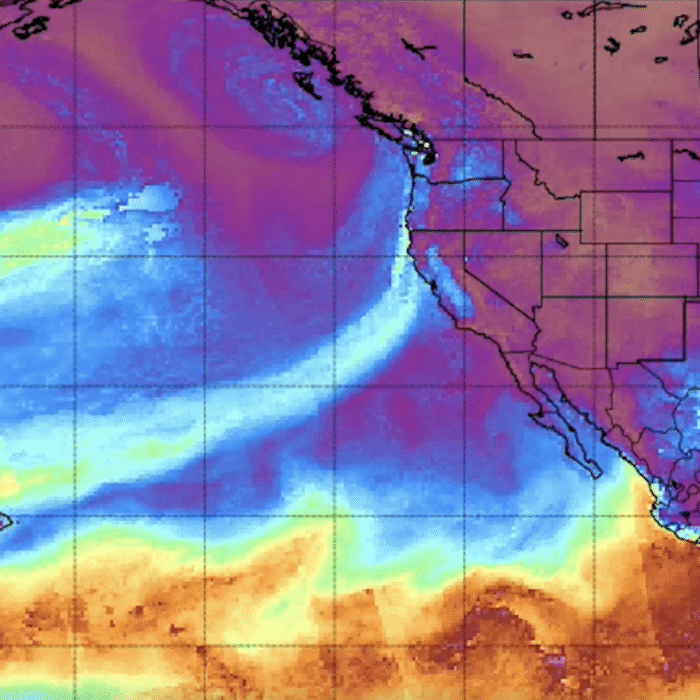 Atmospheric River Satellite Image