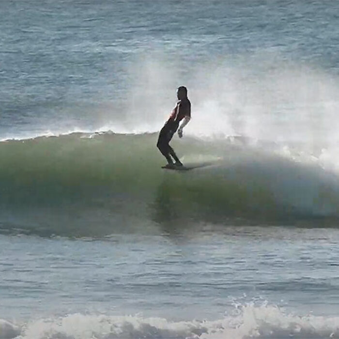 First Point Malibu surfer