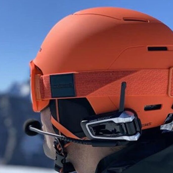 the cardo packtalk ski winter sports communicator lets you stay connected on the slopes