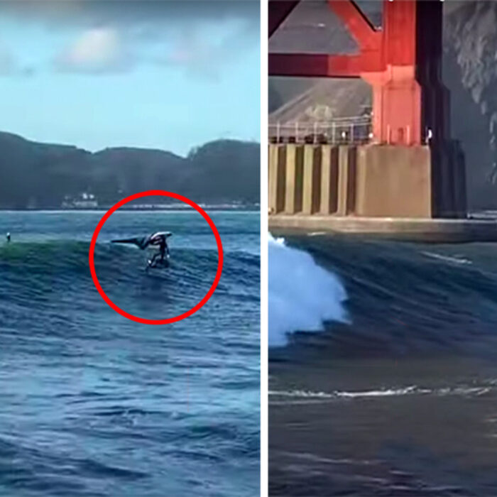 Novelty Surf: Wing Surfing and Tow-Foiling Beneath the Golden Gate Bridge