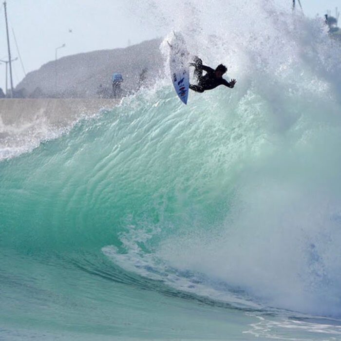 Mason Ho surfing Portugal