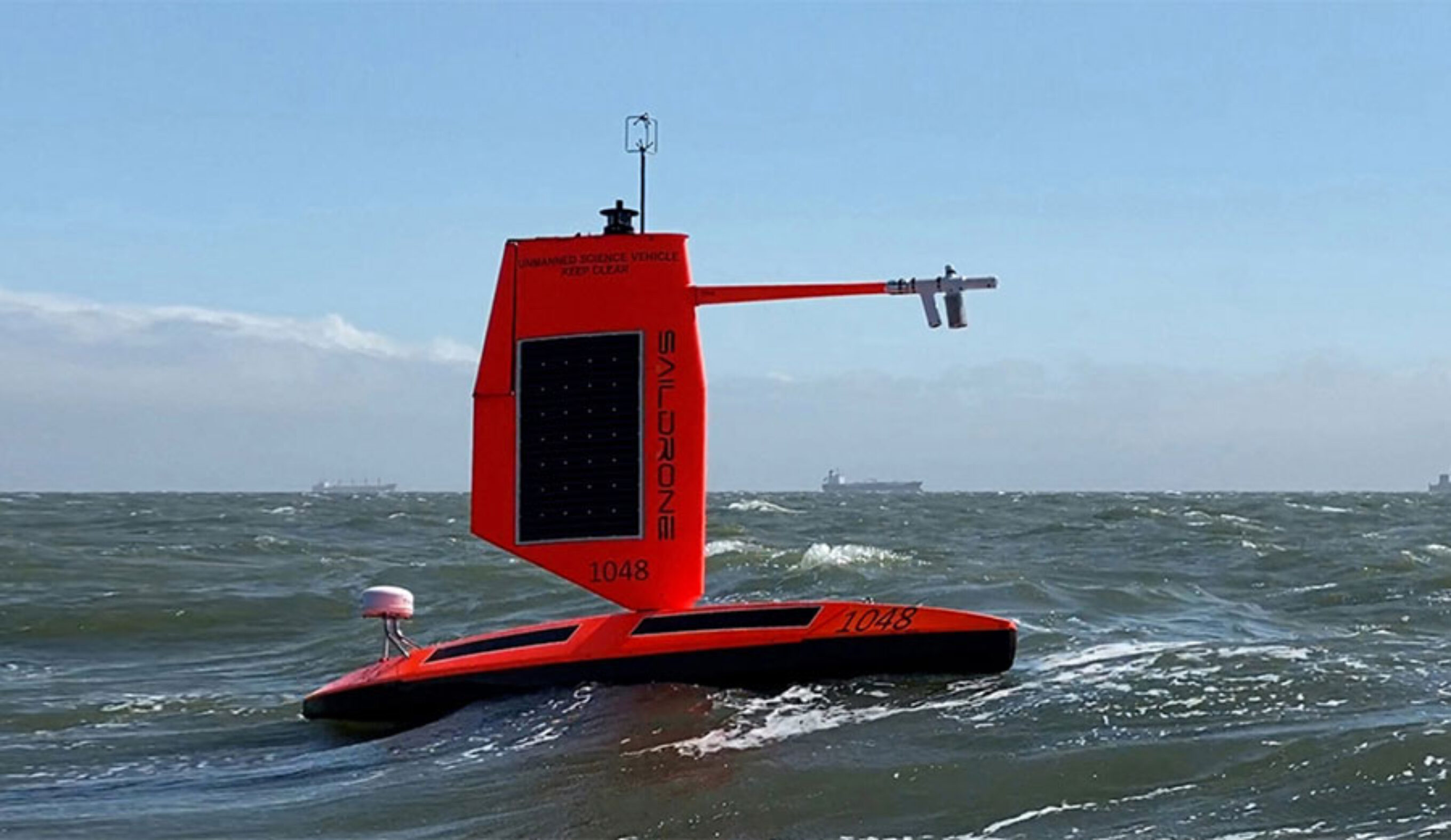 Saildrone in hurricane Sam