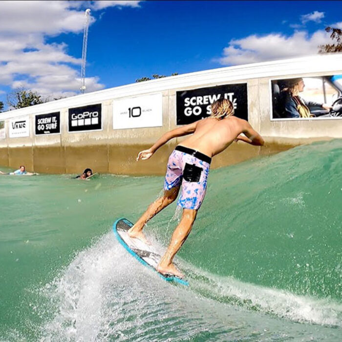 skimboarding at BSR