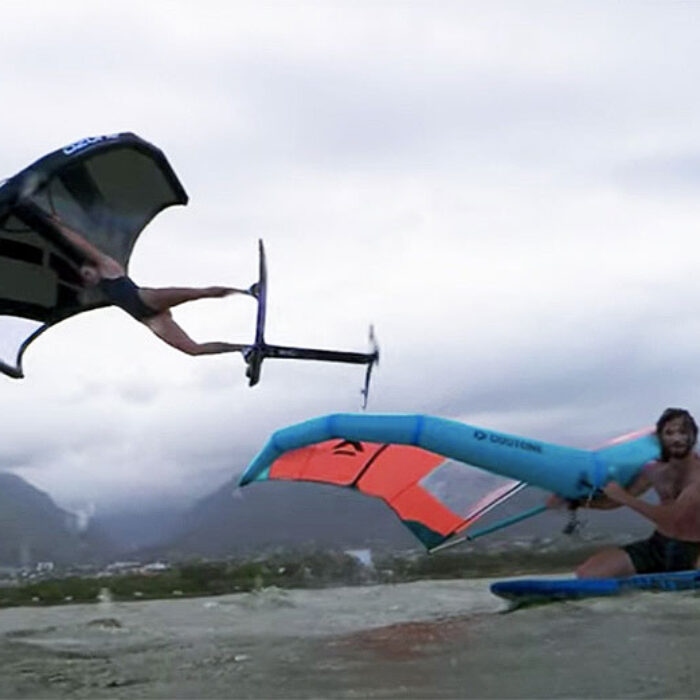 Matt Meola wing foiling