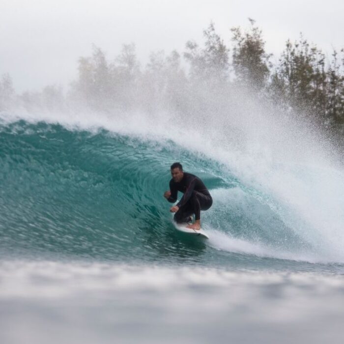 Brian Garrett Crosscut Surfing Kelly Slater's Surf Ranch
