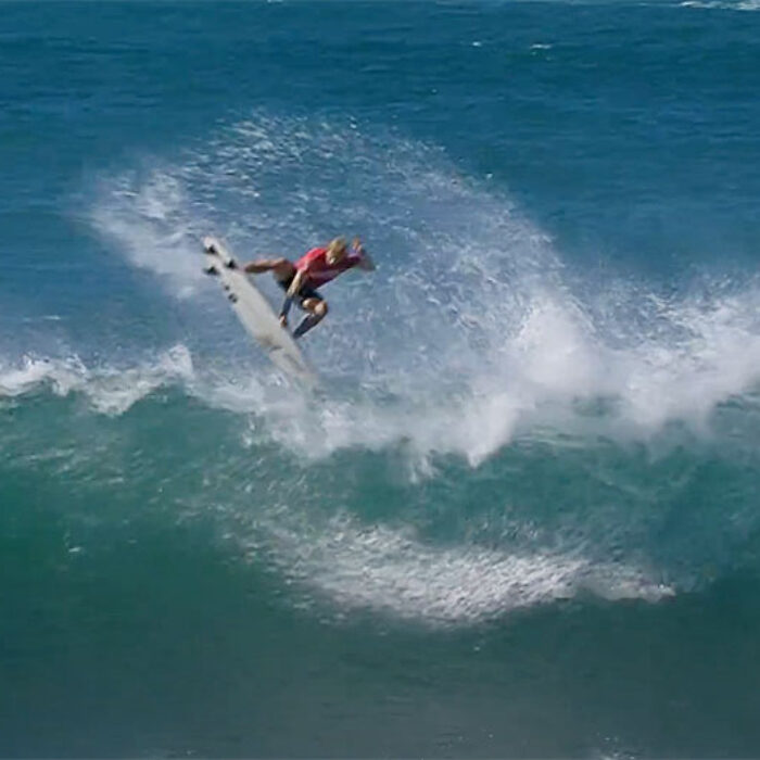 John John Florence surfing at Haleiwa