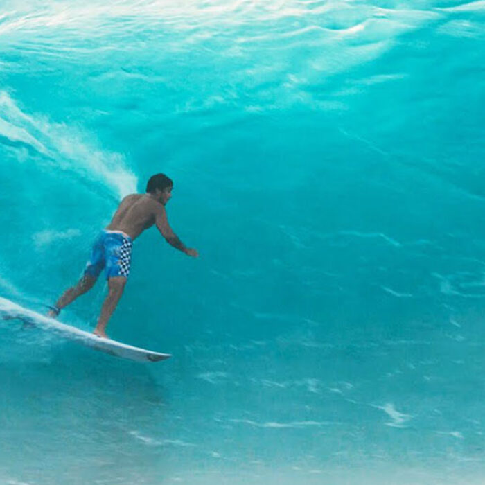 Koa Rothman surfing Pipeline