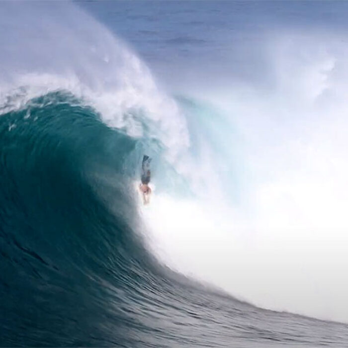 Kalani Lattanzi bodysurfing Jaws