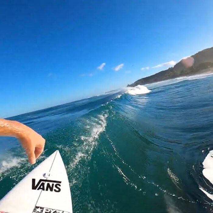 Nathan Florence surfing Pipeline