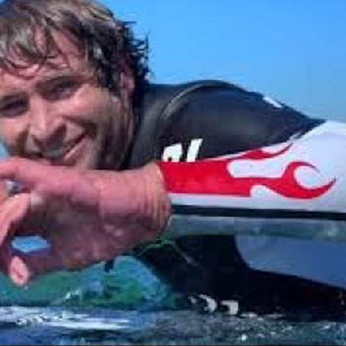 Poopies goes surfing