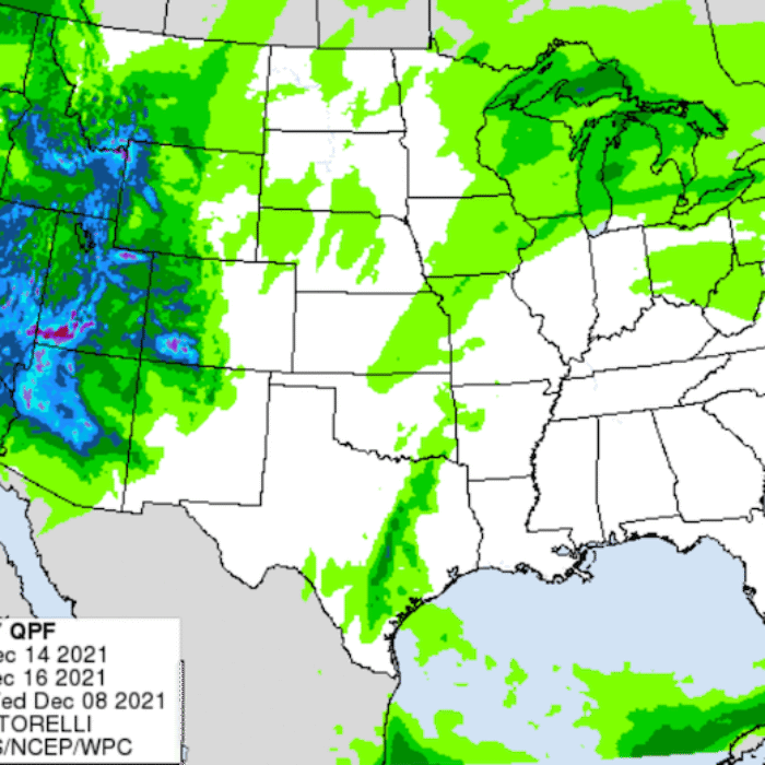 snow forecasted for the american west