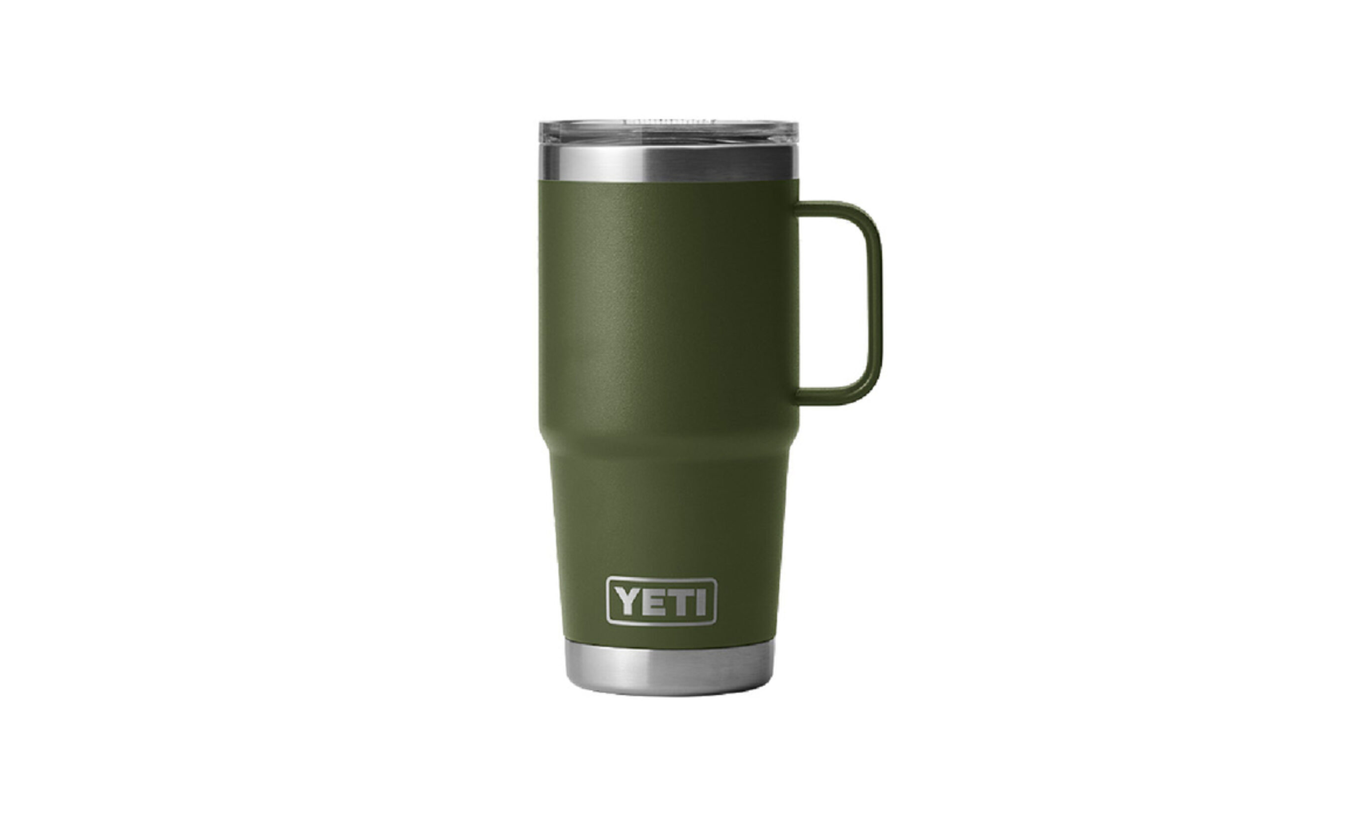 The Yeti Rambler 20 Oz Travel Mug insulated coffee mug