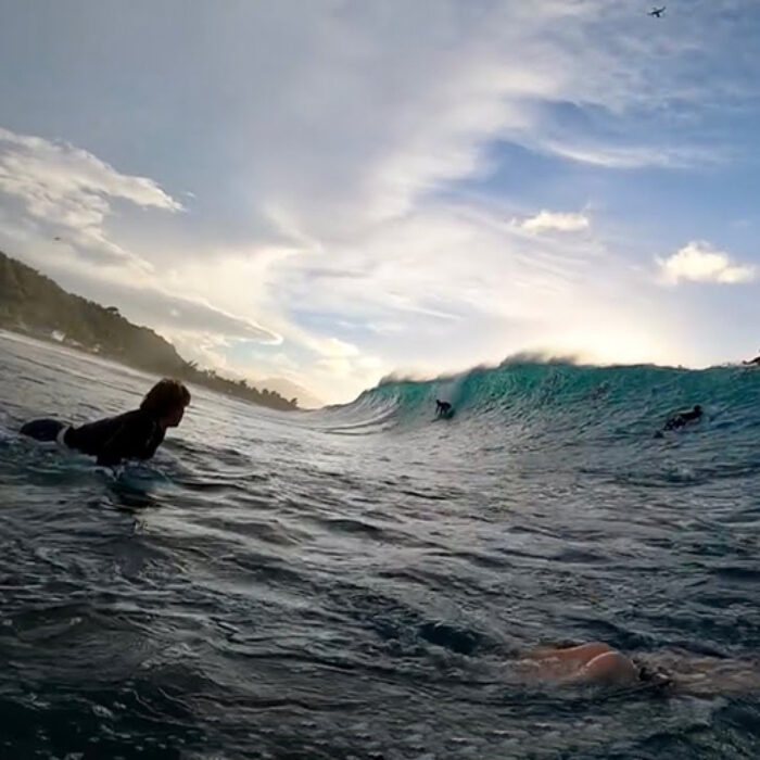 Nathan Florence Releases RAW POV Cut Showing Just How Crowded Pipeline Can Get
