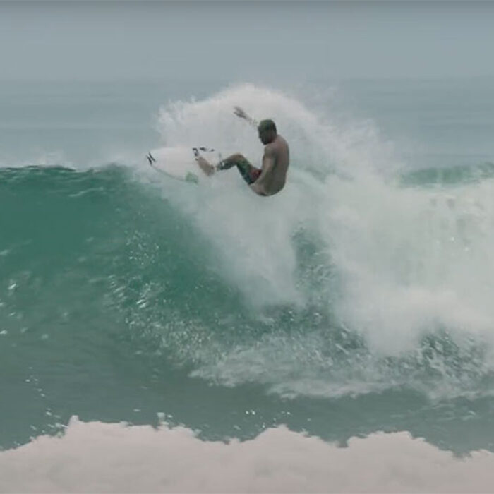 Filipe Toledo surfing in Mexico
