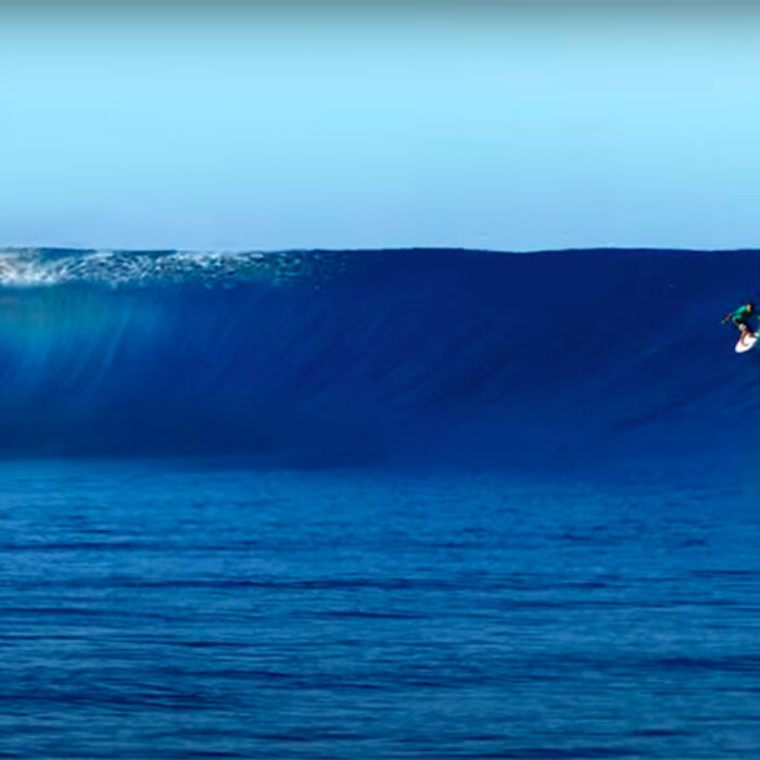 Take 16 Seconds to Watch Matahi Drollet Get Barreled at Teahupo'o on a Foil