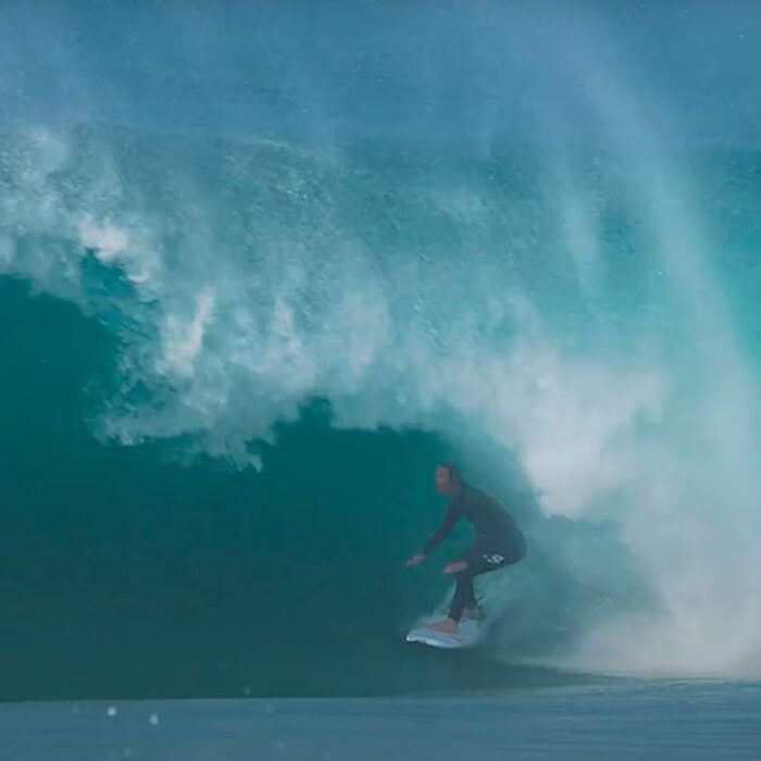 Jordy Smith surfing in Durban