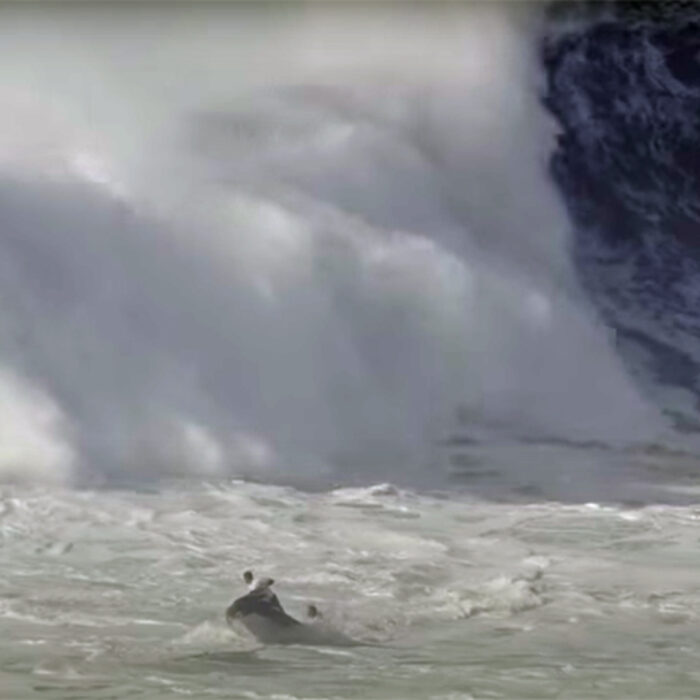 2 Minutes of Incredible Moments From Nazare's Most Recent Swell