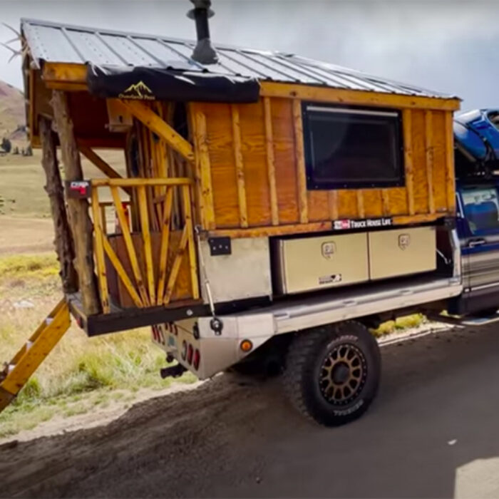 This Cabin Camper Was Built in Alaska With All the Comforts of Home