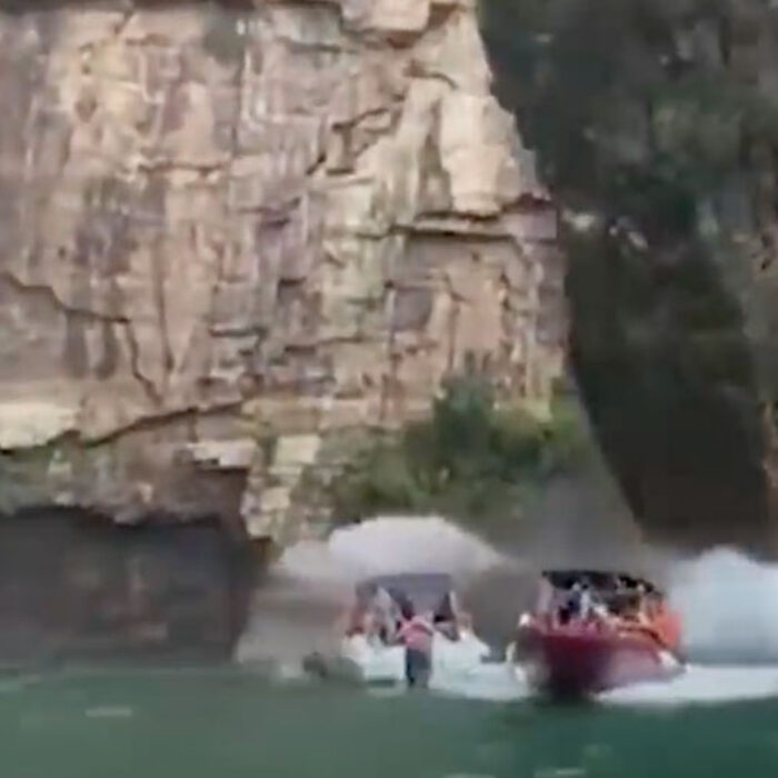 Brazil cliff collapse