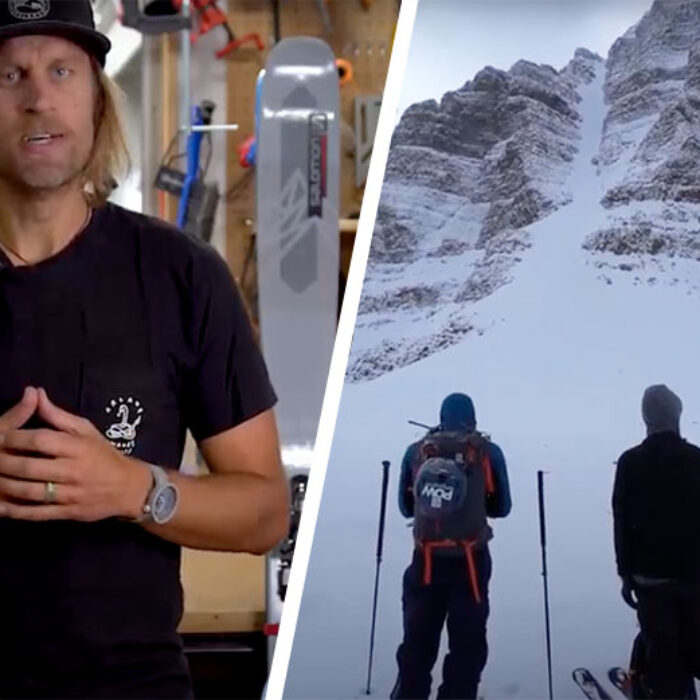 Cody Townsend couloir skiing