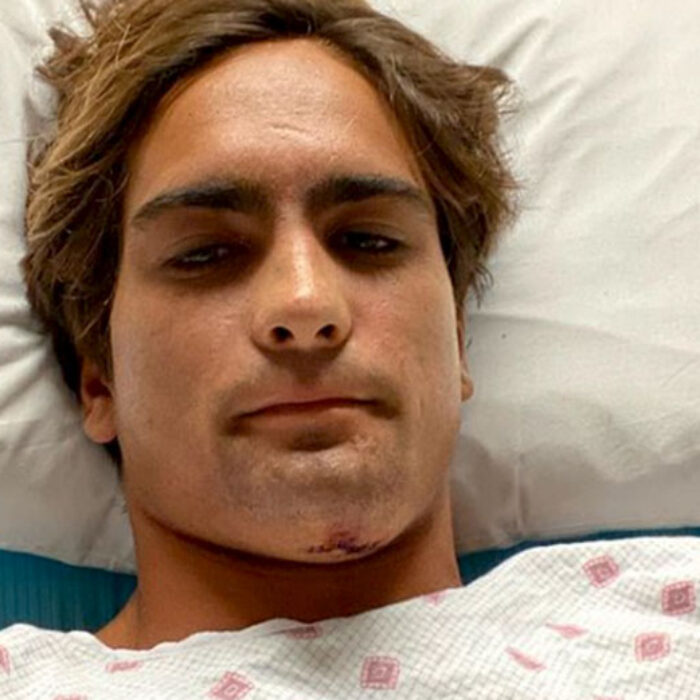 Eli Hanneman in hospital