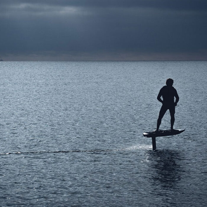 Hydrofoil surfing