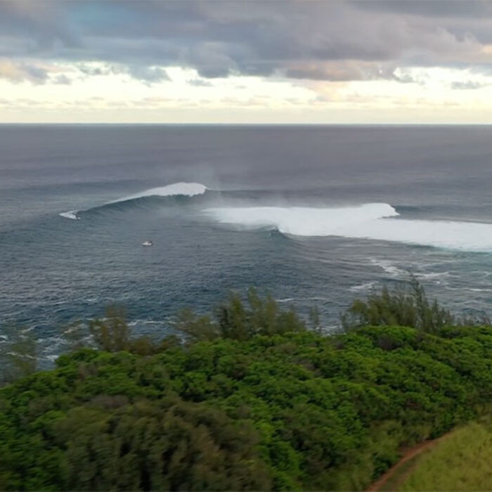Surfing at Jaws