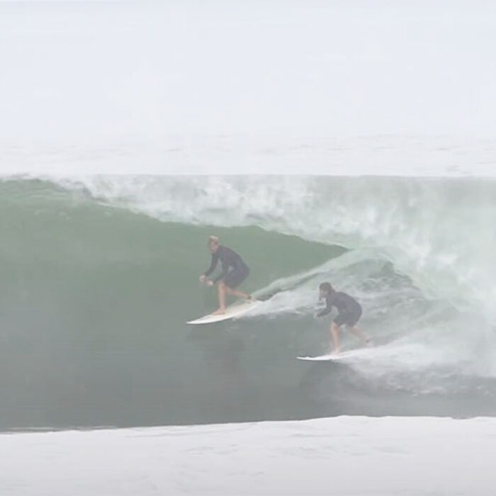 John John Florence surfing Backdoor