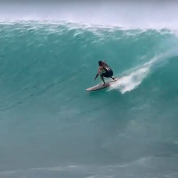 Surfing at Kirra
