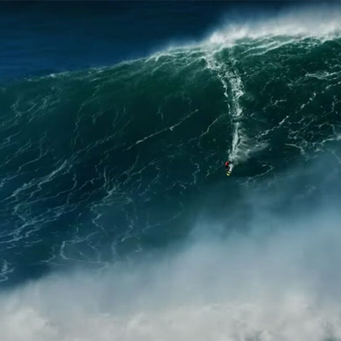 Mason Barnes surfing