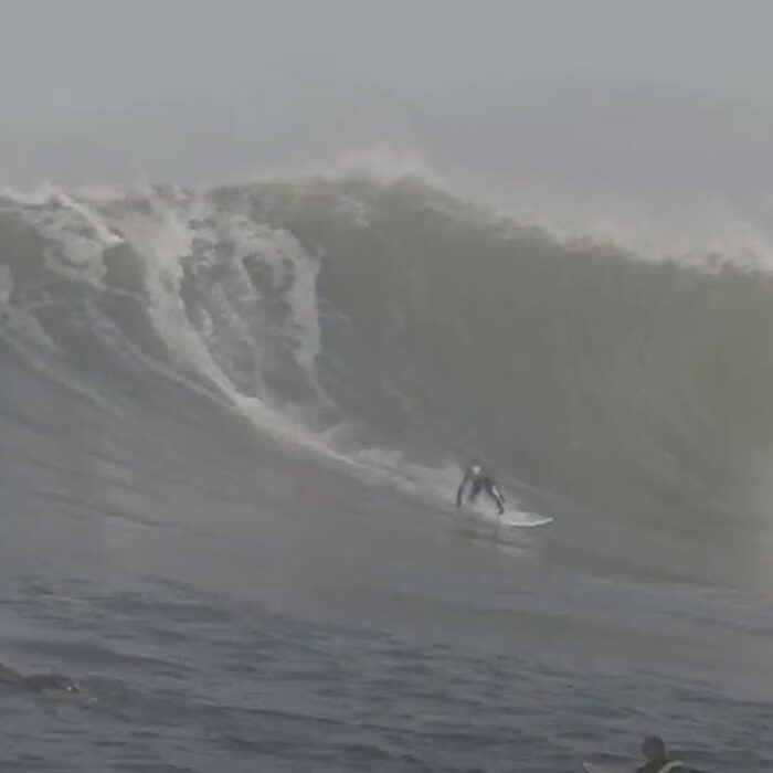 Kai lenny and Ian Walsh surfing Maverick's
