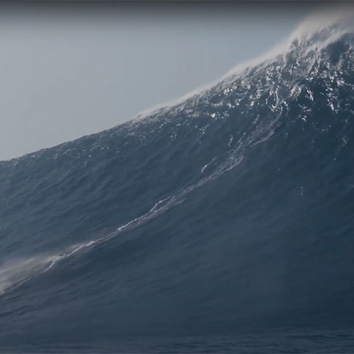 Nic von Rupp surfing Nazaré