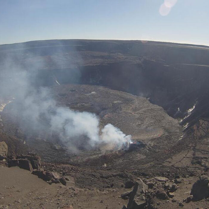 Kilauea Volcano summit crater