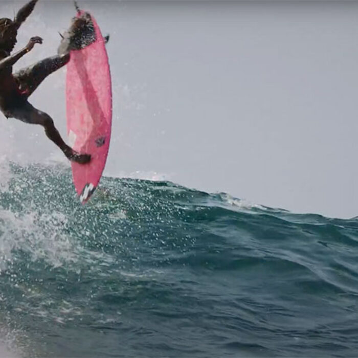 Surfing community in Dakar