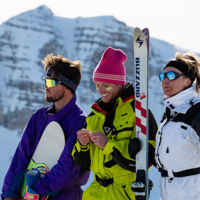 Spring Skiing Retro Jackson Hole