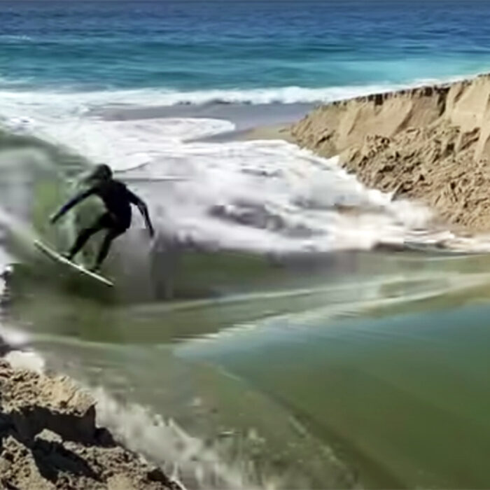 This Is as Good as the Aliso Creek River Wave Gets