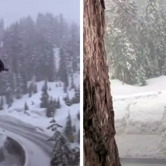 Snowboarder Posts Video Demonstrating How Not to Hit the Mt. Baker Road Gap