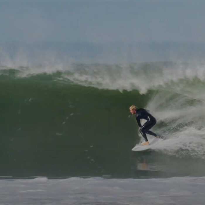 John John Florence surfing Supertubos