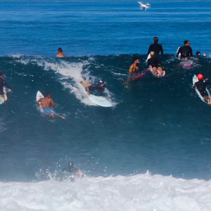Jamie O'Brien surfing Pipeline