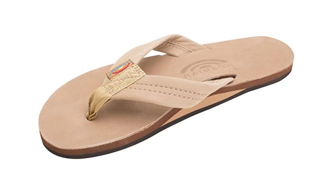 Flip-flops for Surfers Leather Lining & Sock "NEW w TAG" Womens Surf Thongs