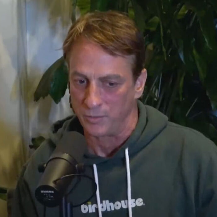Tony Hawk talking about broken leg