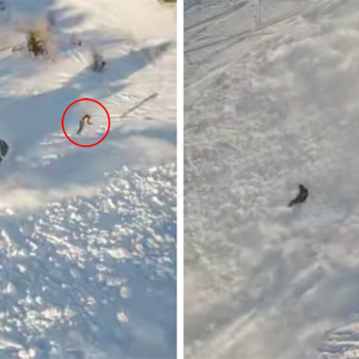 Skier Backflips into Serious Avalanche During a Freeride World Tour Qualifying Event
