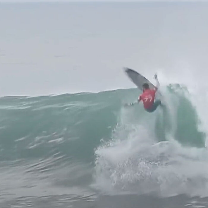 Filipe Toledo surfing at Bells