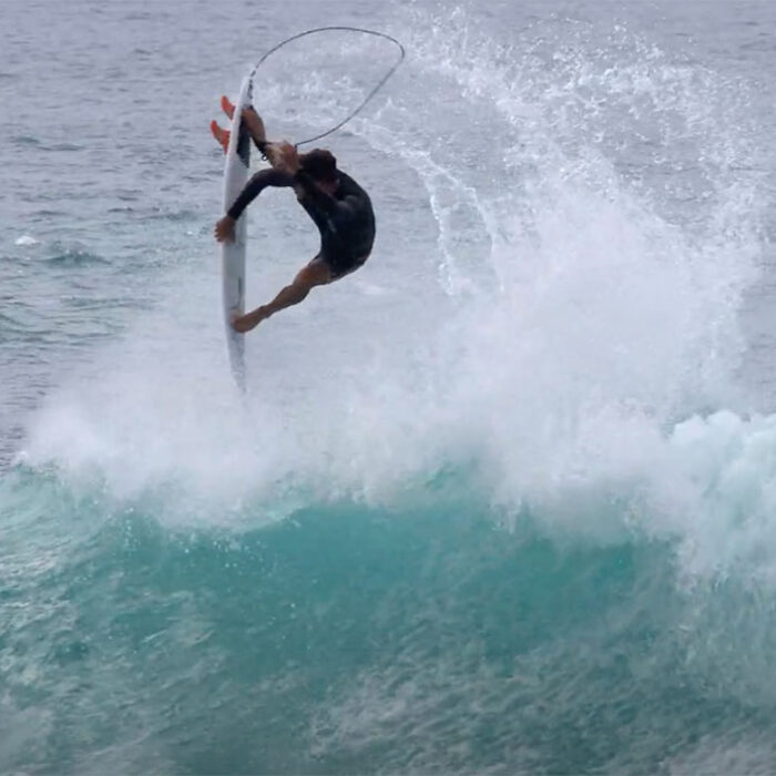 Jack Freestone surfing