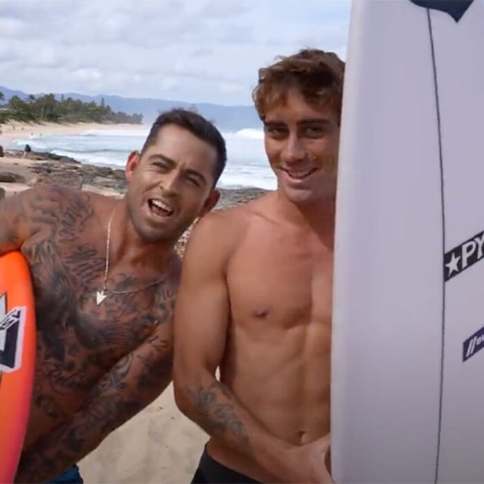 Koa Rothman and Billy Kemper on North Shore