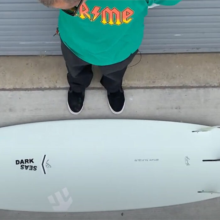 C.J. Nelson Outlier surfboard