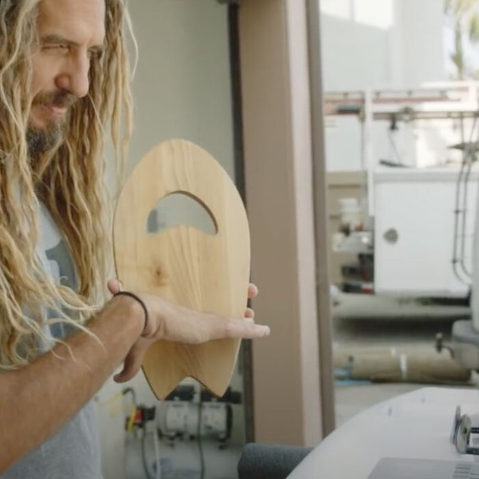 Rob Machado with IKEA handplane