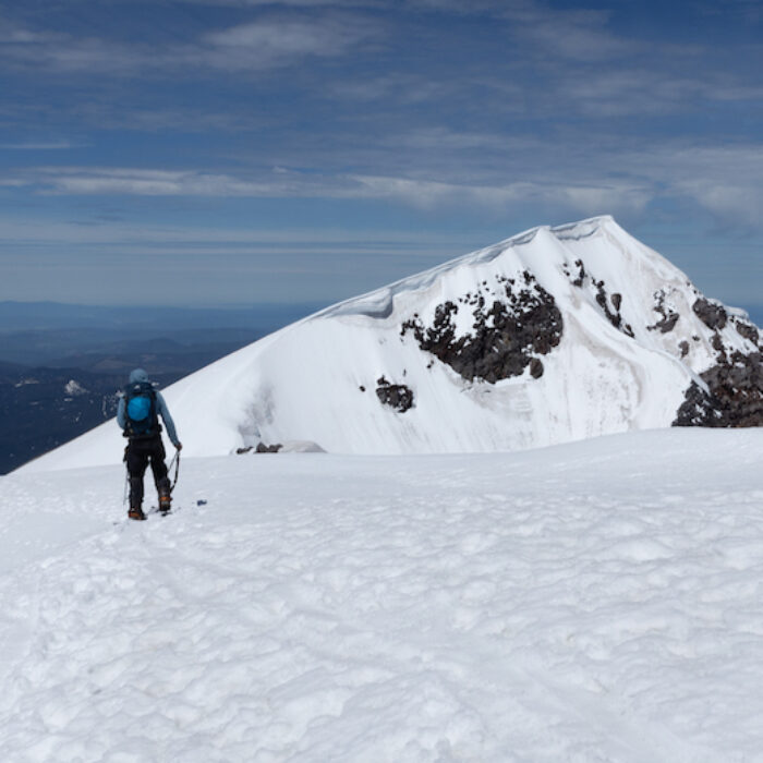 splitboarding Mt St. Helens