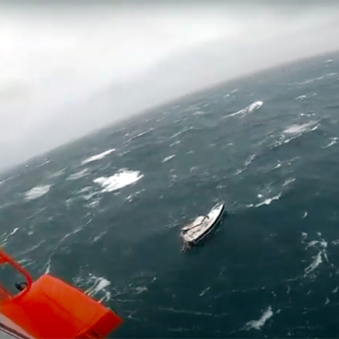 Watch, and Appreciate, This Harrowing Coast Guard Rescue of a Sailboat's Crew in Intense Seas