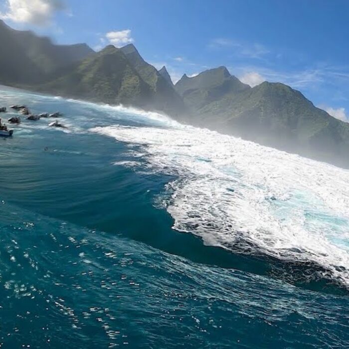 Nate Florence Paddles Teahupo'o